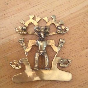 Vintage Alva Studios Mayan Pin